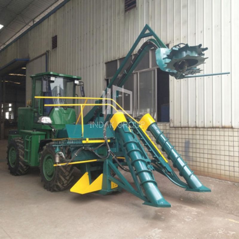 High Efficient Gzsh-15 Series Sugarcane Harvester with 4WD Driving System