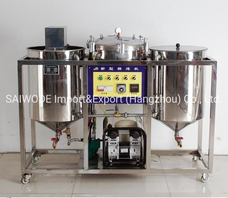 500kg/D Small Sesame Peanut Coconut Oil Refining Plant