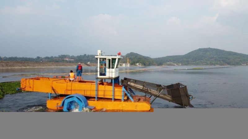 Floating Garbage Collection Boat Trash Skimmer for Sale