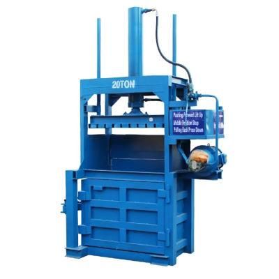 Made in China Vertical Hydraulic Cotton Baler Textile Cloth Recycling Baler/Hydraulic Waste Baler