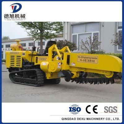 0-1500mm Chainsaw Digging Trencher Hard Rock Trencher for Sale