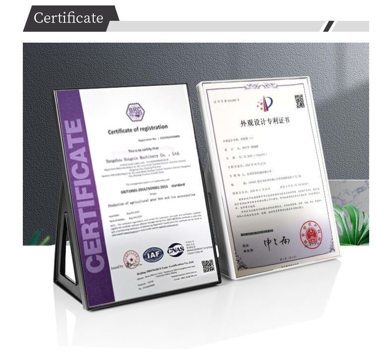 ND Competitive Ratio 1: 1 Automatic Agriculture Gear Boxes with ISO9001 Certificate (B61)