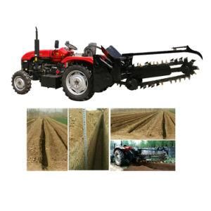 50HP Tractor Mounted Chainsaw Agriculture Mini Land Farm Cable Trencher/Water Pipe Ditching Digging Machine