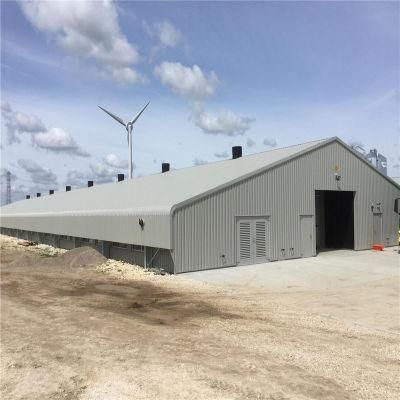 Prefabricated/Prefab Hot Sale Full-Set Automatic Feeding System Chicken House
