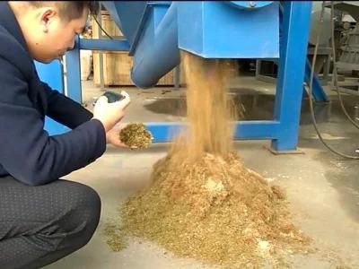 Rice Straw Crusher Processing Bulk Straw Into Sawdust 8mm to Make Pellet