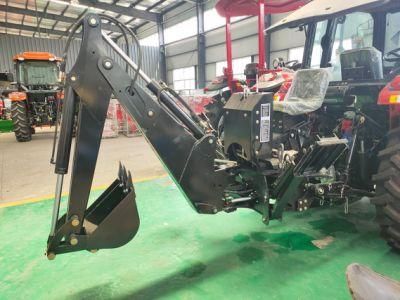 China 50HP 45HP 40HP 35HP 30HP 4WD Farm Tractor with Front End Loader and Backhoe