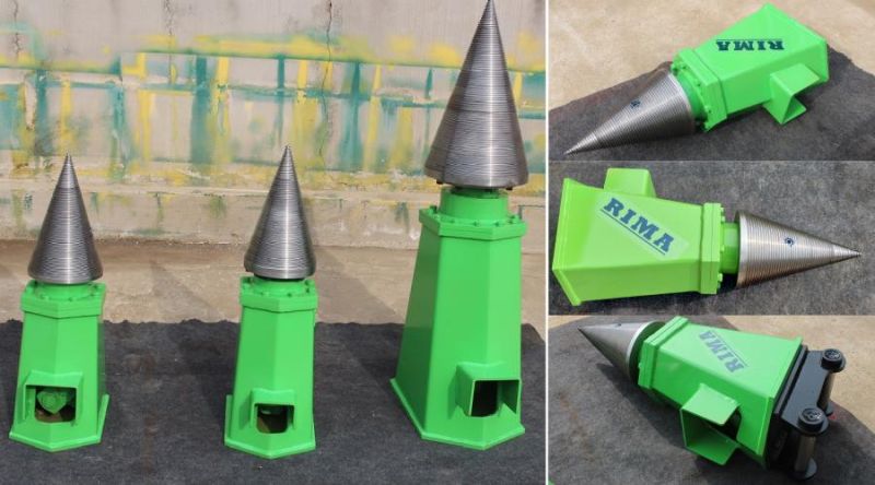 Excavator Screw Cone Log Splitter