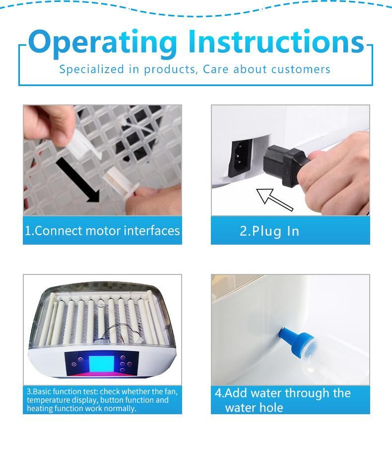 Competitive Price Home Use Chicken Egg Incubator with Universal Trays