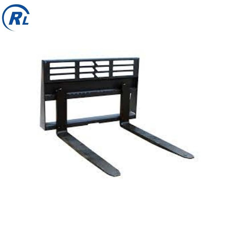 Qingdao Ruilan Customize Compact Tractor Pallet Forks Log Fork Grapple Fork for Loader Tractor Excavator