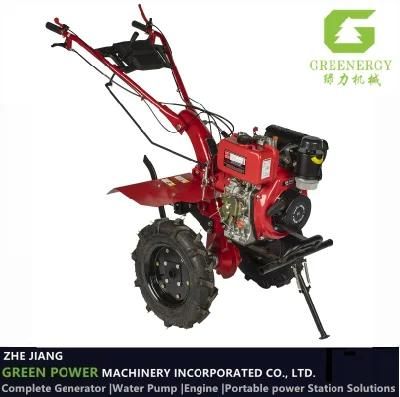 12HP D188f Diesel Rotary Cultivator Garden Tiller