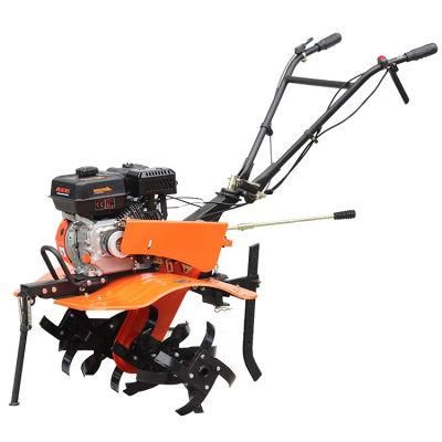 Cast Iron Big Gearbox 7.5HP Gasoline Tiller Mini Cultivator Power Weeder (BSG800M)