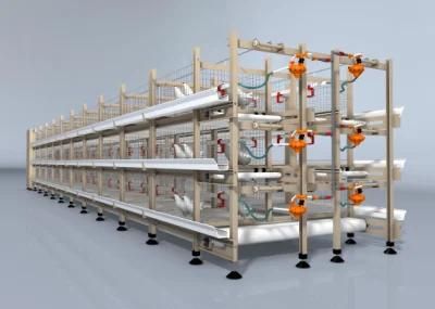 Galvanized Chicken Farm Equipment Battery Chicken Cage
