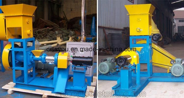 Wet Type Boiler Heating Floating Fish Feed Pellet Making Machine