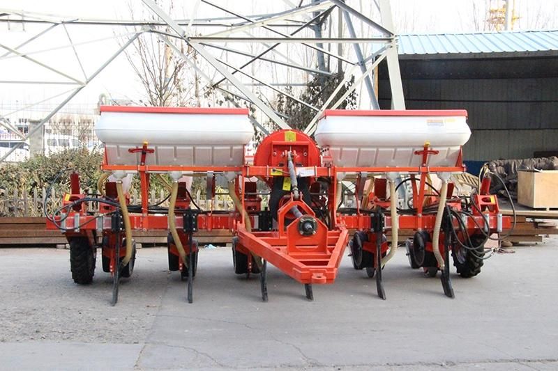 6 Rows Seeder/Planter Agricultural Machinery with Fertilizer for Wheat/Corn/Soybean