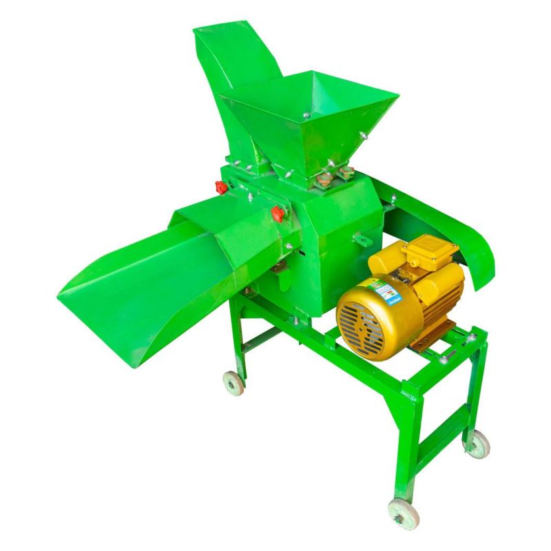 Electric Gasoline Diesel Driven Animal Feed Fodder Chopper Chaff Hay Cutter