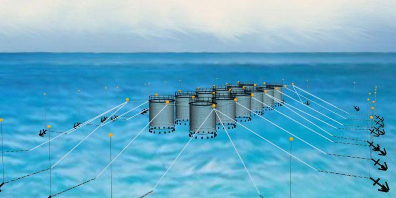 Flexible HDPE Pontoon Cubes Deep Sea Fish Cage