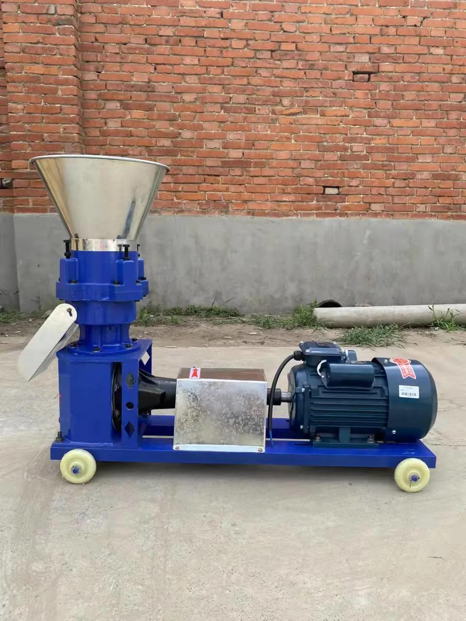 Animal Food Pellet Machine Produce Poultry Chicken Goat Feed Cattel Feed Pellet Making Pelletizer Progressing Machines