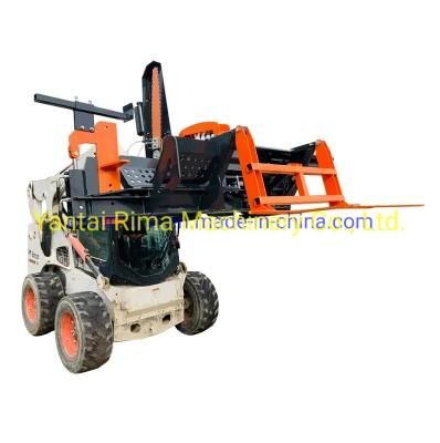 Skid Steer Mounted Firewood Processor with 6way Adjustable