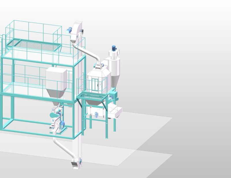 China Best Selling Raw Material Aqua Feed Production Line
