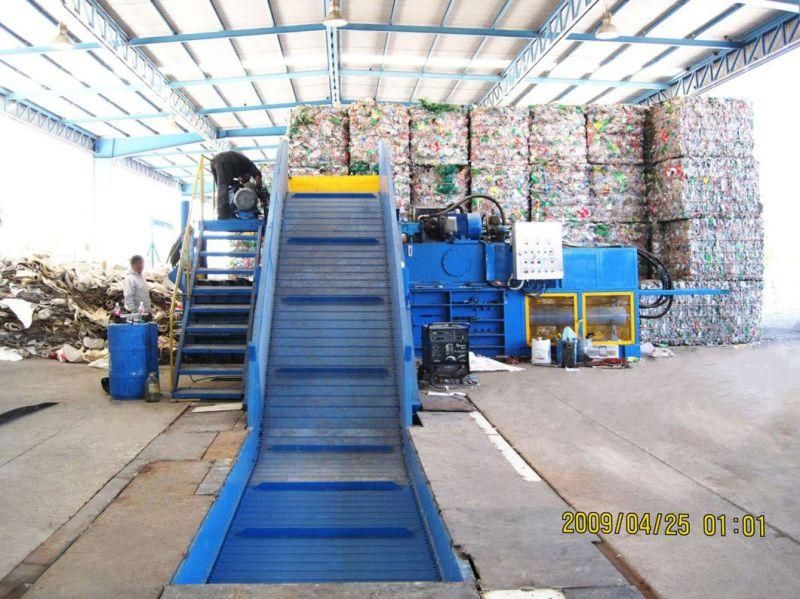 Horizontal Waste Paper Aluminium Can Plastic Bottle Baler