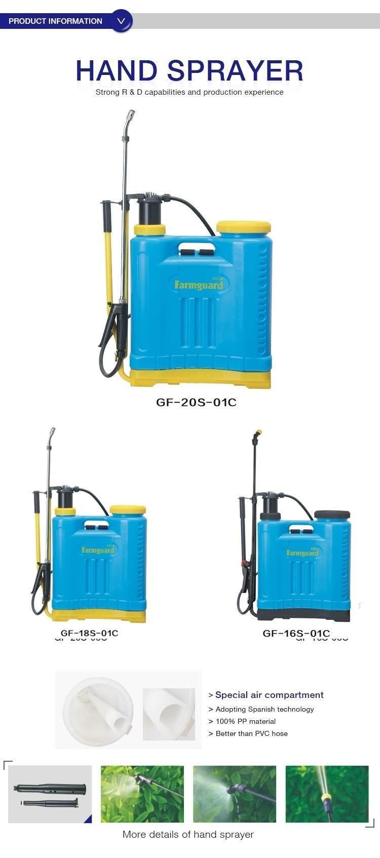 2020 16/18/20L Backpack PE Material Agricultural Sprayer, Sprayer Spare Parts