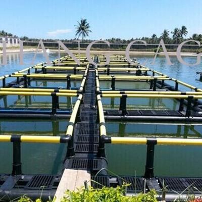 Flexible HDPE Pontoon Cubes Deep Sea Fish Cage