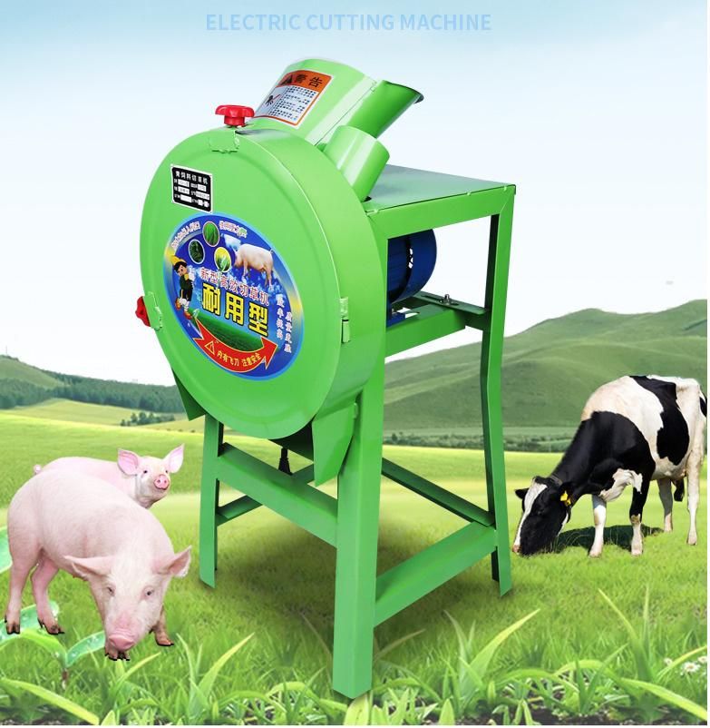 Factory Supply Household Animal Feed Mini Hay Grass Chopper and Chaff Cutter