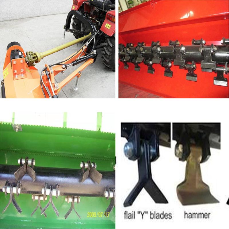 55-85HP Tractor Rear Pto Support Side Flail Mower in China Price