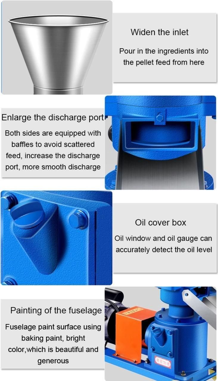 500-700 Kg/H Mini Feed Processing Machines Animal Feed Pellet Machine