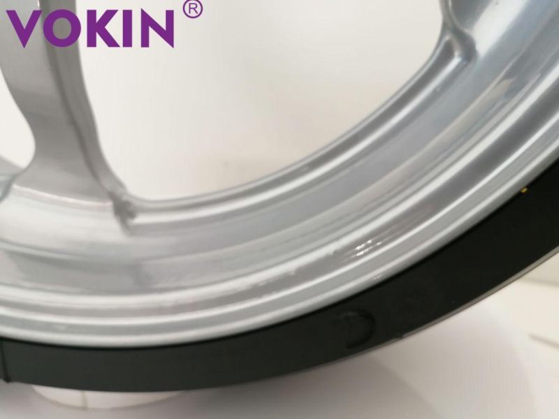4.5" X 16" (113 X 405mm) Aluminum Rim with Semi-Pneumatic Tyre and Wheel