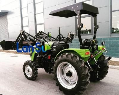 Hot Sale China Suppliers 30-120HP 4WD Agricultural Wheel Farm Tractor Small Mini Compact Graden Tractors with ISO CE Pvoc Coc Certificate