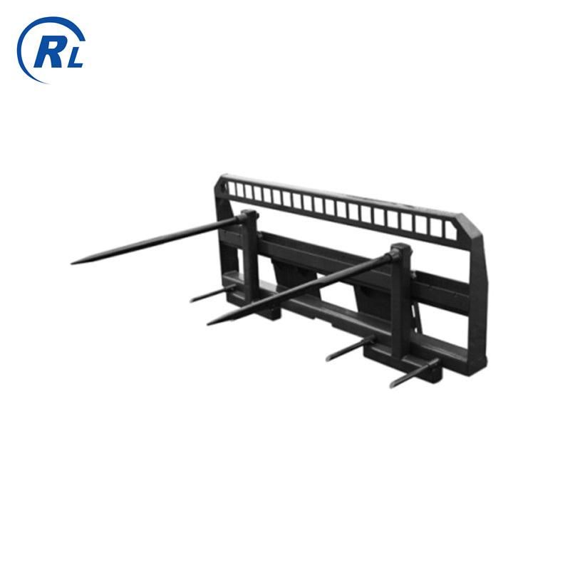 Qingdao Ruilan Customize High Quality Skid Steer High Back Hay Spears for Sale