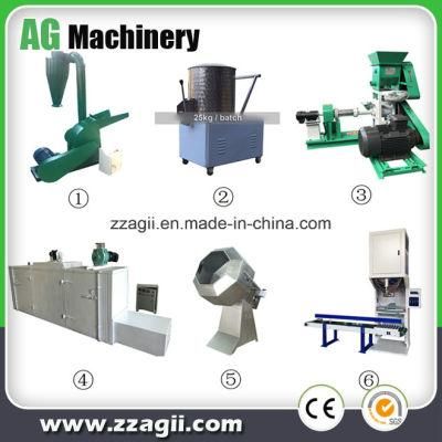 Automatic Aquatic Feed Making Machinery Pet Food Processing Line