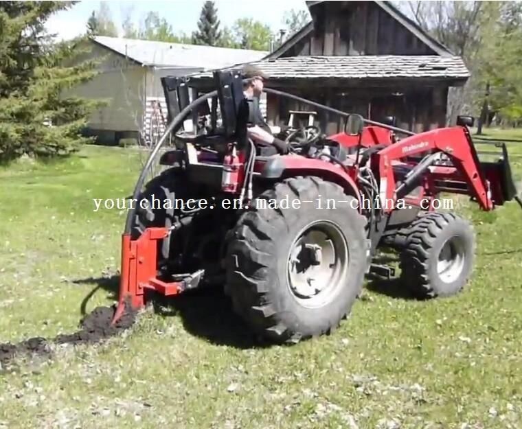 Europe Hot Sale Garden Farm Machine Tractor Hitch Single Tine Ripper with Pipe Layer