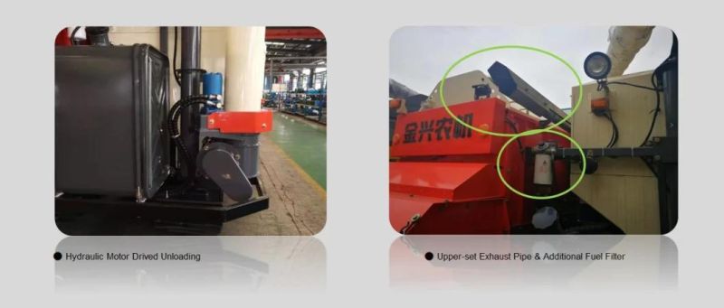 Deyang K-Bos Model 4lz-5.0z Combine Harvester for Paddy/Rice/Wheat/Corn/Maize/Soybean/Rapeseeds