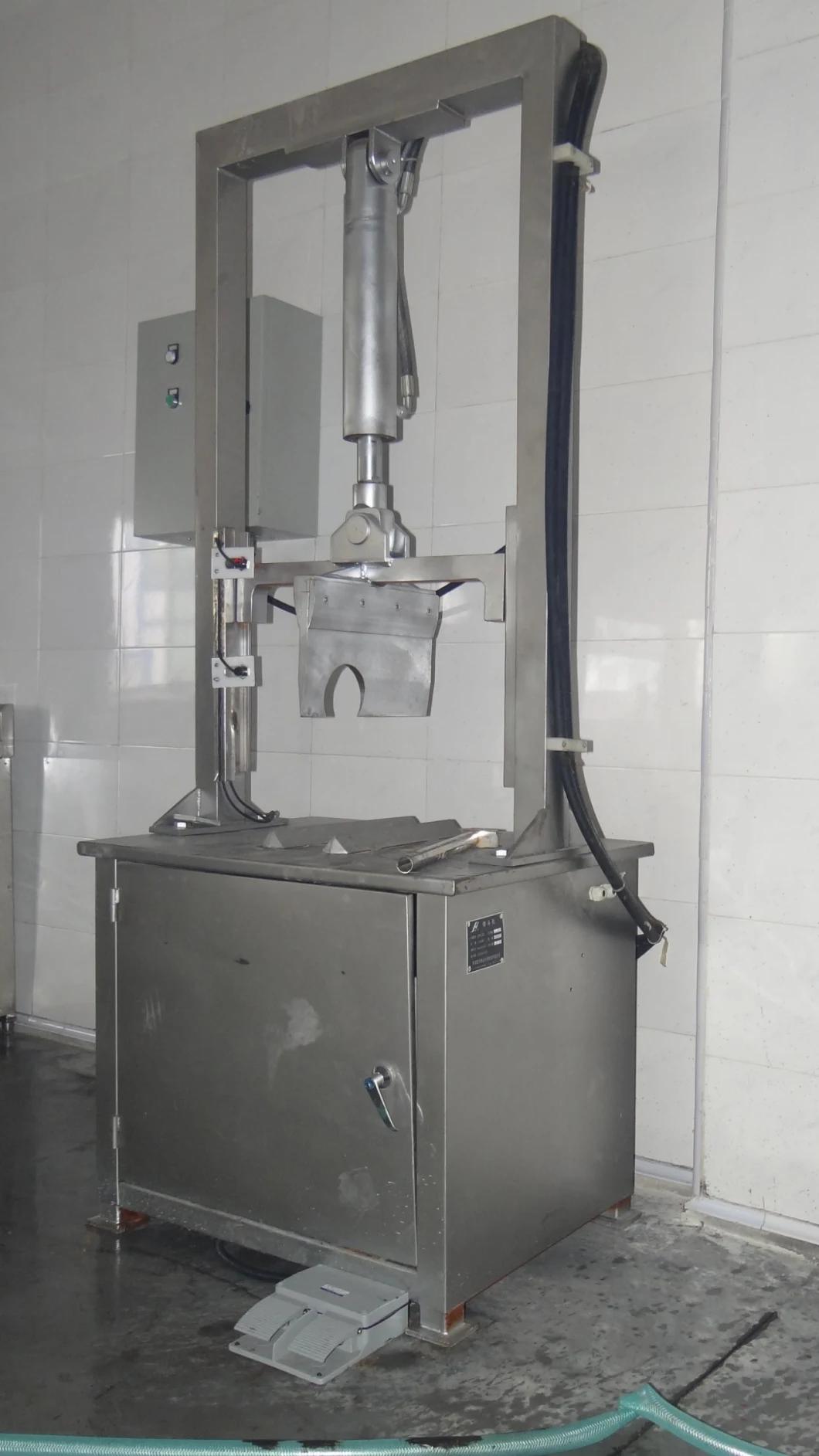 High Quality 4kw+2.2kw Pig Head Deharing Machine Slaughtering Equipment