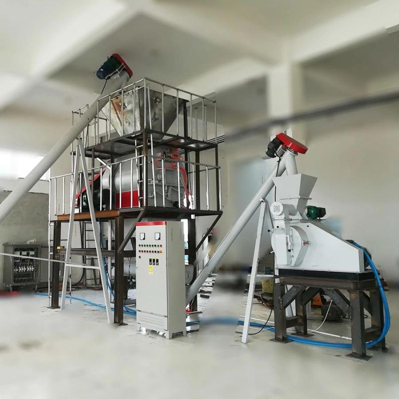Small Size Grain Feed Processing Line with Ring Die Pellet Mill