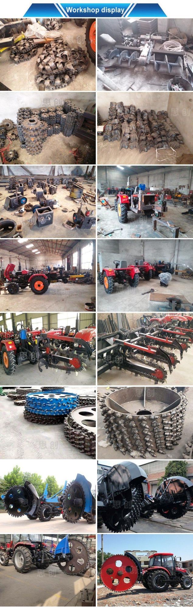 Multi-Functional Round Disc Trencher for Tractor Concrete Trencher Machine