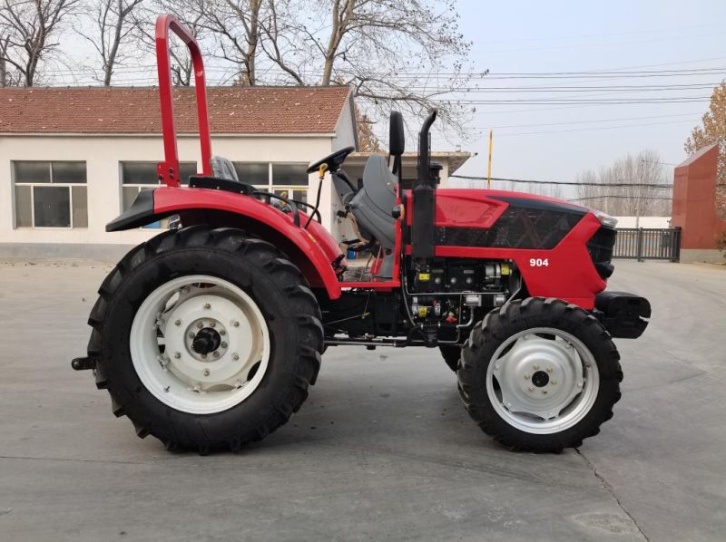 Hot Sale High Grade 90HP 4WD Farm Wheel Farming Garden Tractors