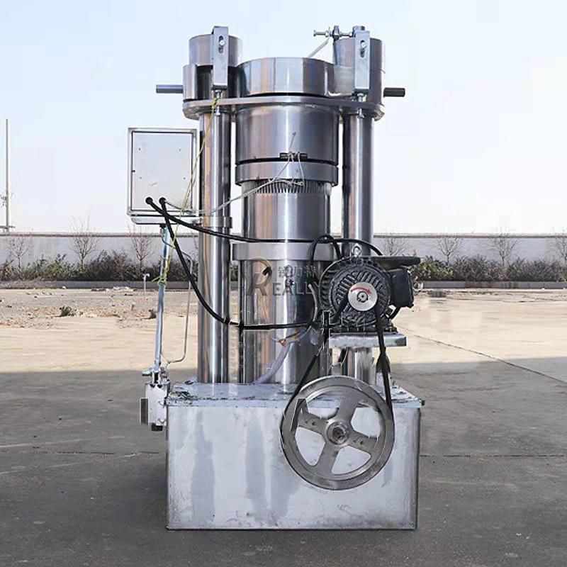 Automatic Hydraulic Cold Oil Extractor Sunflower Seeds Coconut Sesame Peanut Palm Kernel Screw Olive Oil Expeller Extraction Making Machine Business Machine