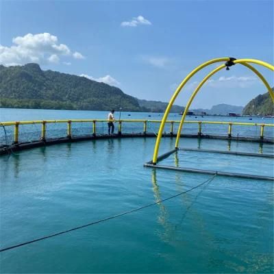 Environmental Protection HDPE Frame Fish Farming Floating Cage