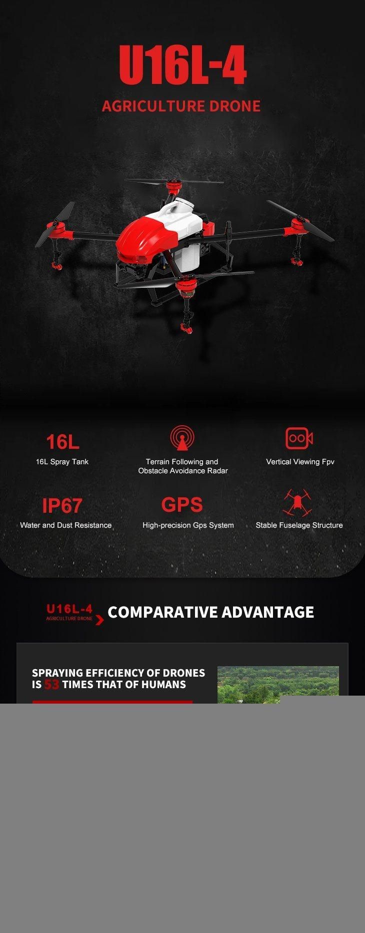16L Medicine Box Capacity Agricultural Plant Protection Drone