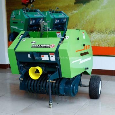 Hay Straw Bale Equipment Machine Mini Round Baler