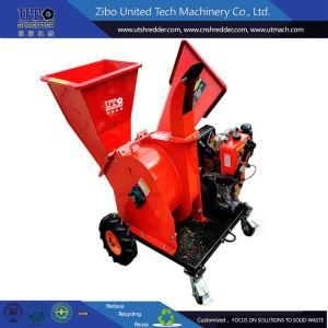 Diesel Engine Grass Chipping Machine Garden Tree Chipper