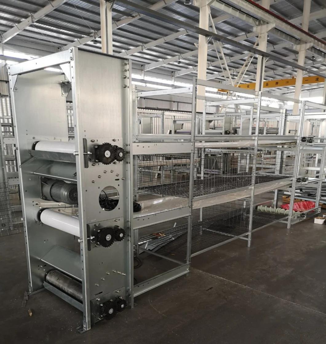 Factory Price Automatic Galvanized Farm Equipment Livestock Poultry Bird Battery Chicken Cages for Feeding Drinking for Chicken House/Broiler/Breeder/Layer