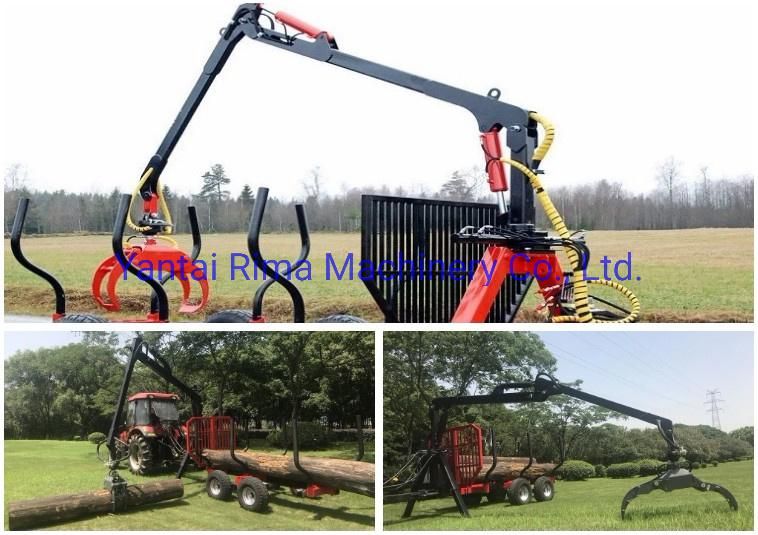 Rima RC 3m Small Log Crane for ATV Trailer
