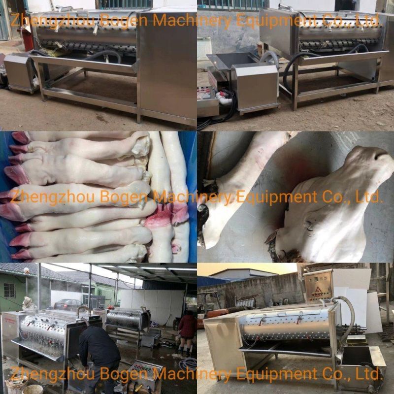 Fully Stainless Steel Sheep Head Sheep Foot Depilator Dehairing Removing Machine