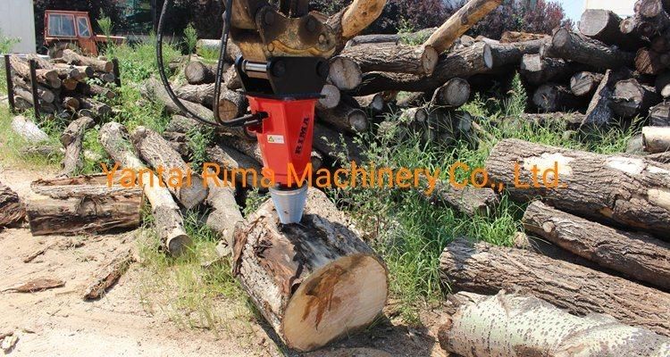Screw Cone Log Splitter / Log Splitter Attached on Excavator