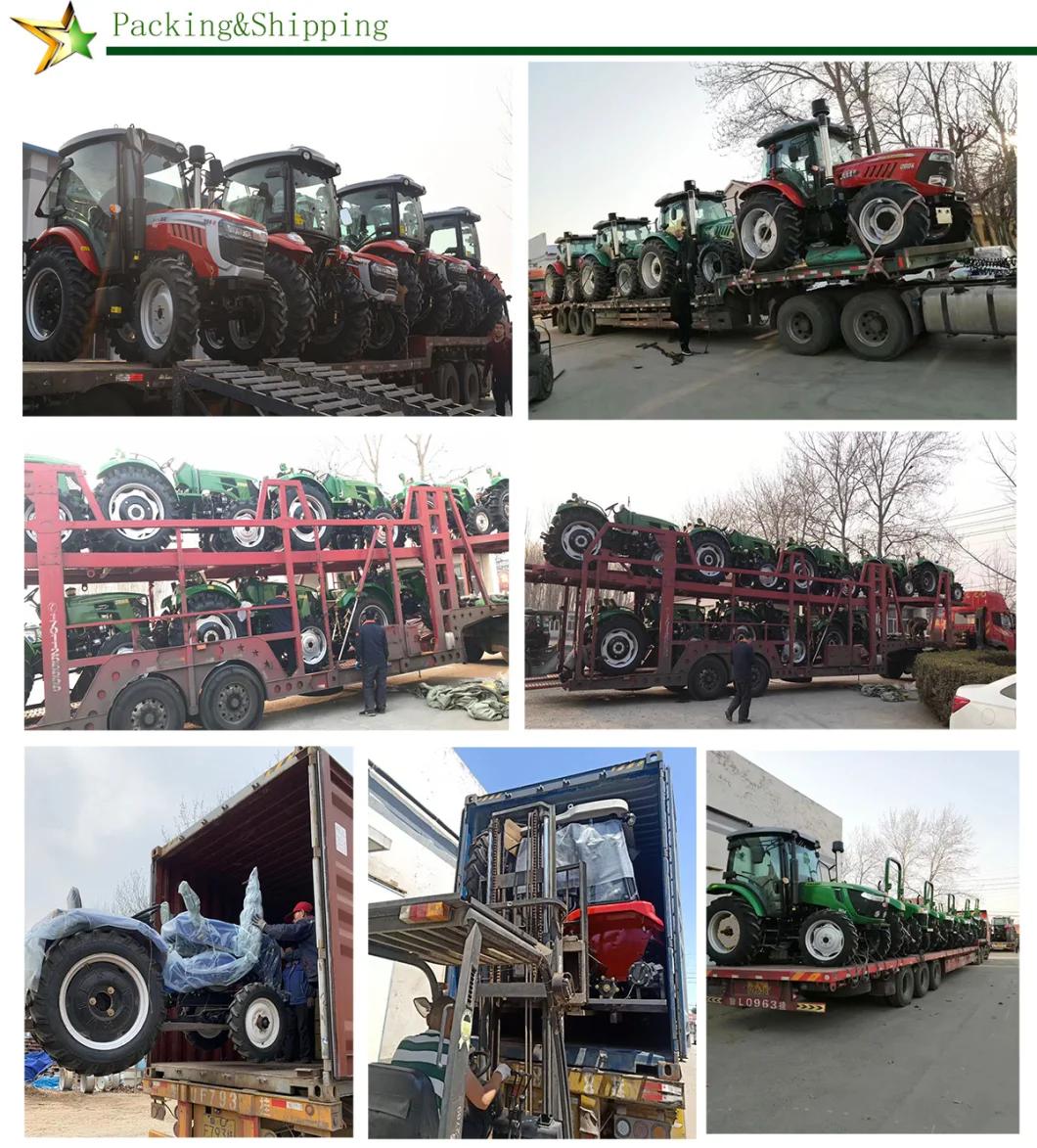 Shandong Factory Supply Agricultural Tractor 50 HP 4 Wheel Farm Mini Lawn Tractors Use for Garden/Forest / Cornfield