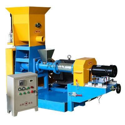 Multifuction Pet Dog Cat Feed Making Machine Puffed Animal Feed Pellets Maker Aquatic 80-100kg/H Fish Feed Extruder